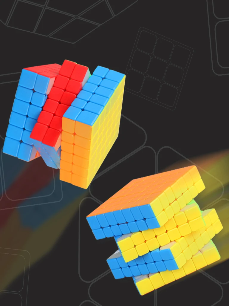 

SENGSO Professional Speed cube Solid Durable Frosted Stickerless Fast Smooth Turning Vivid Colour Puzzle Game Brain Toy