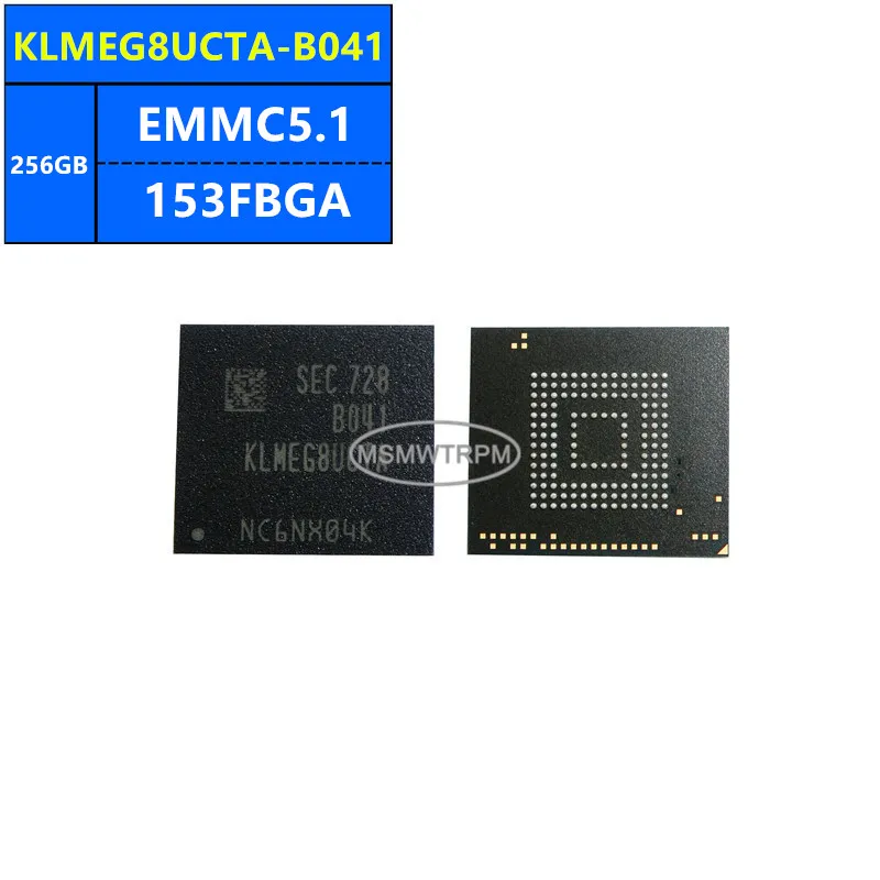 KLMEG8UCTA-B041 EMMC5.1 256GB 153FBGA 메모리 칩 IC 전자 부품 신제품 정품