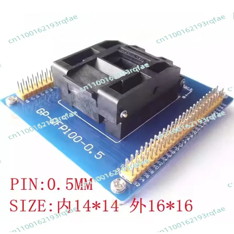 Programming Socket 0.5mm GP-QFP100-0.5  IC51-1004-809-23 Test Seat QFP100 TQFP100 LQFP100