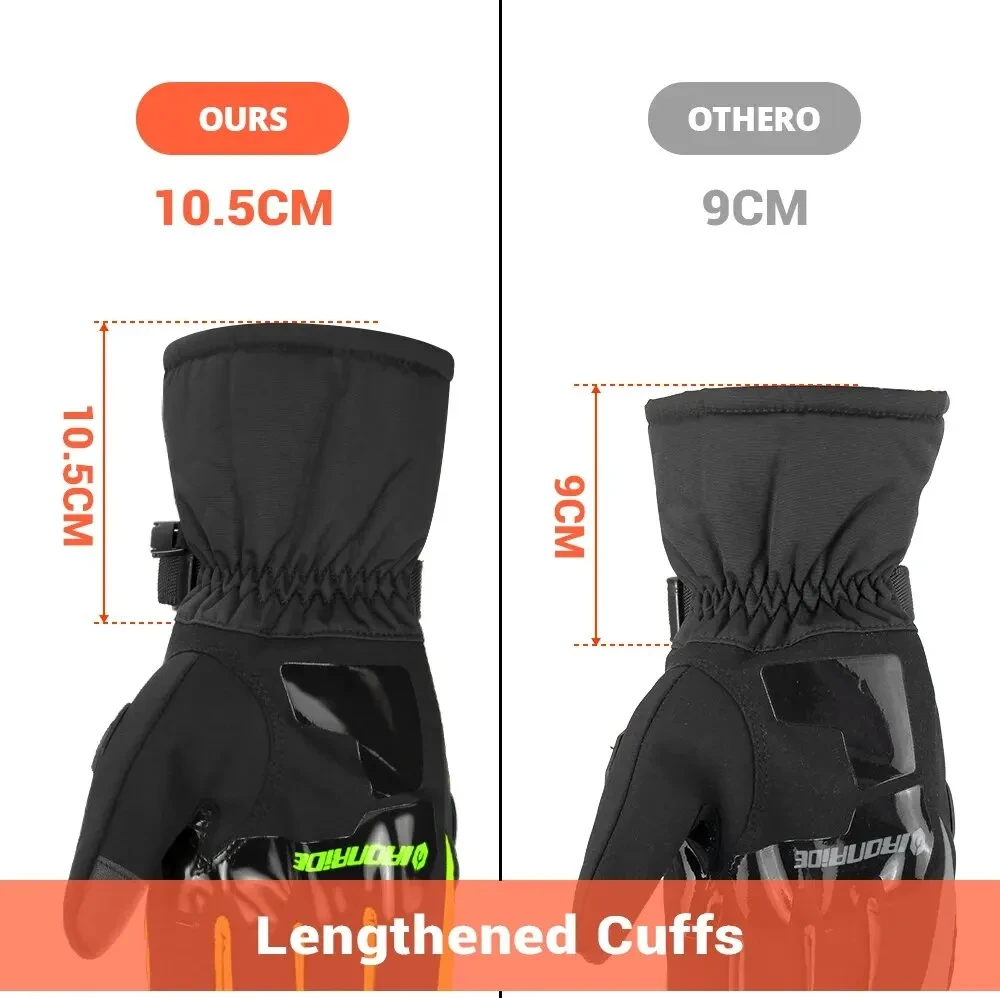 Motorrad Handschuhe Wasserdicht Winddicht Voll Finger Moto Motorrad Reiten Handschuhe Touchscreen Moto Motocross Handschuhe Winter – Detail 2