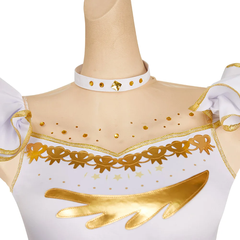 Yuitsuka Inori Costume Cosplay Vestito Fantasia Pattinaggio Vestito Anime Medaglista Travestimento Vestito Donna Halloween Carnevale Festa Gioco di Ruolo