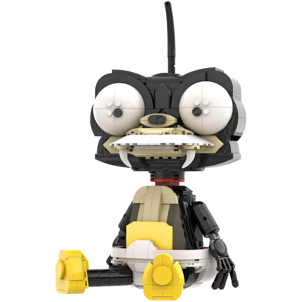 MOC-Robot Futuramaeds Benders décennie s de construction pour enfants, modèle de briques, figurines de robots Bad Guatemala, jouet cadeau, Mech