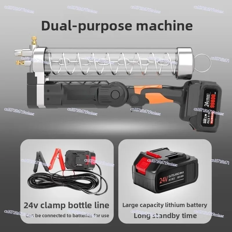 Special for Electric Butter Gun Excavator, New 24v Rechargeable Lithium Battery, Automatic High Pressure Butter Making Artifact