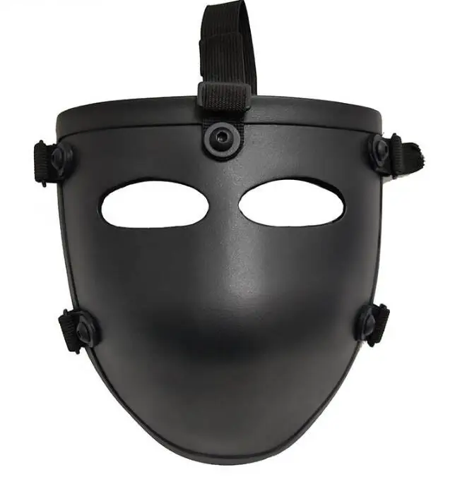 Military Bulletproof Mask Iron IIIA Police Aramid Black