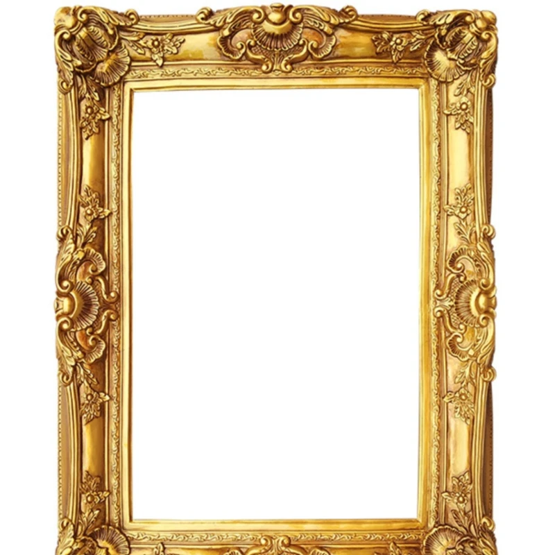 Retro Oil Painting Frame Photo Frame Photography Decorative Props Picture Frame Porch Wedding Arrangement Photo Props