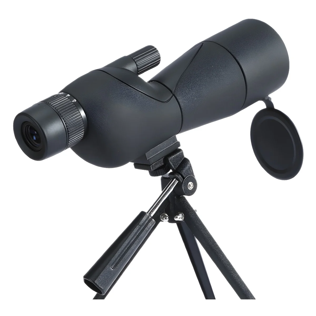 25-75x60 Monocular Spotting Scope BAK4 FMC Purple Coating Angled Eyepiece Daily Water Resistant for Bird Watching Travel Camping