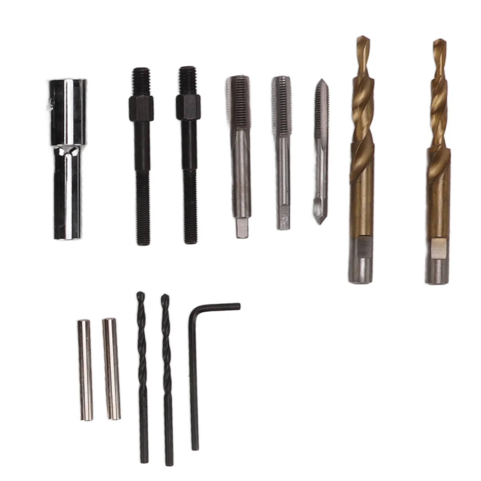 

16pcs Glow Plug Removal Tool Portable Metric Steel Safe for Damaged 8mm 10mm Glow Plugs