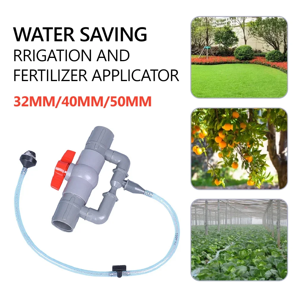 

Agriculture Irrigation Venturi Fertilizer Injector set 32/40/50mm Greenhouse Irrigation Fertilizer injector Fertilizer absorber