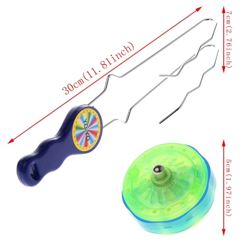 Giocattolo a con rotante a LED lampeggiante colorato per regali per bambini