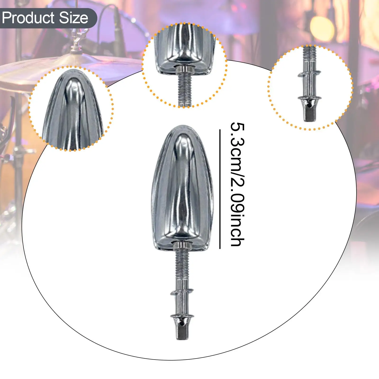 Metal Snare Drum Lug Claw Ear Hook Percussion Parts Secure Installation for Drum Kit Acoustic Players
