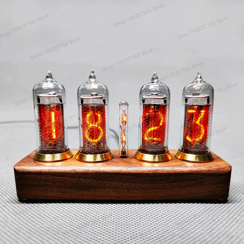 Glow tube bluetooth   Union IN14 glow tube  digital  solid wood desk  alarm clock gift plug-in