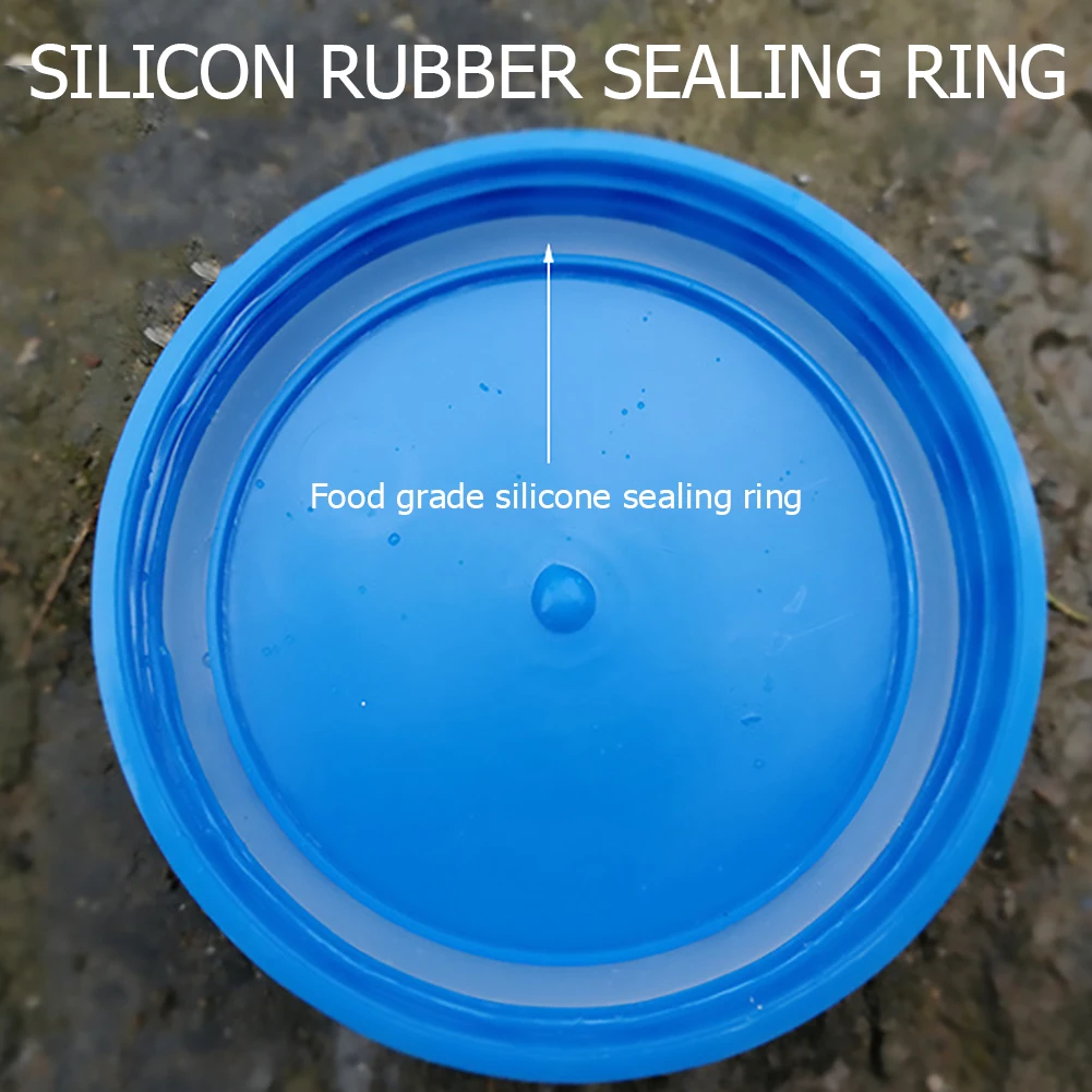 حاوية مياه للطعام سعة 8 لتر مع صنبور حاوية خزان زجاجة مياه ذات سعة كبيرة للتخييم في الهواء الطلق والسفر