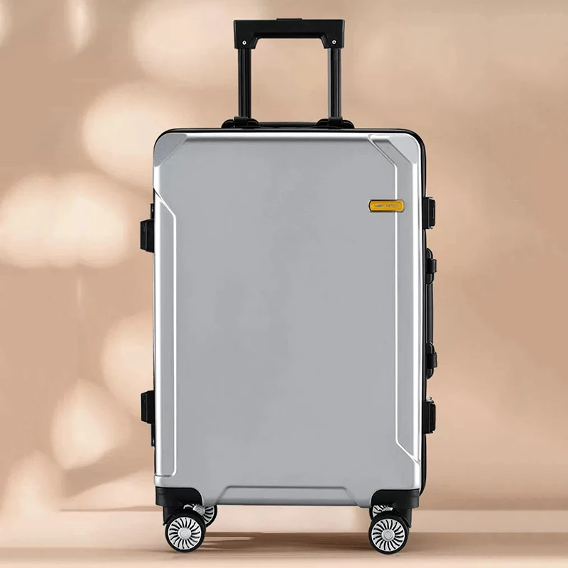 

VnelstyleTravel Luggage fashion 24 inch suitcase aluminum frame trolley case for men and women small 20 inch cabin suitcase