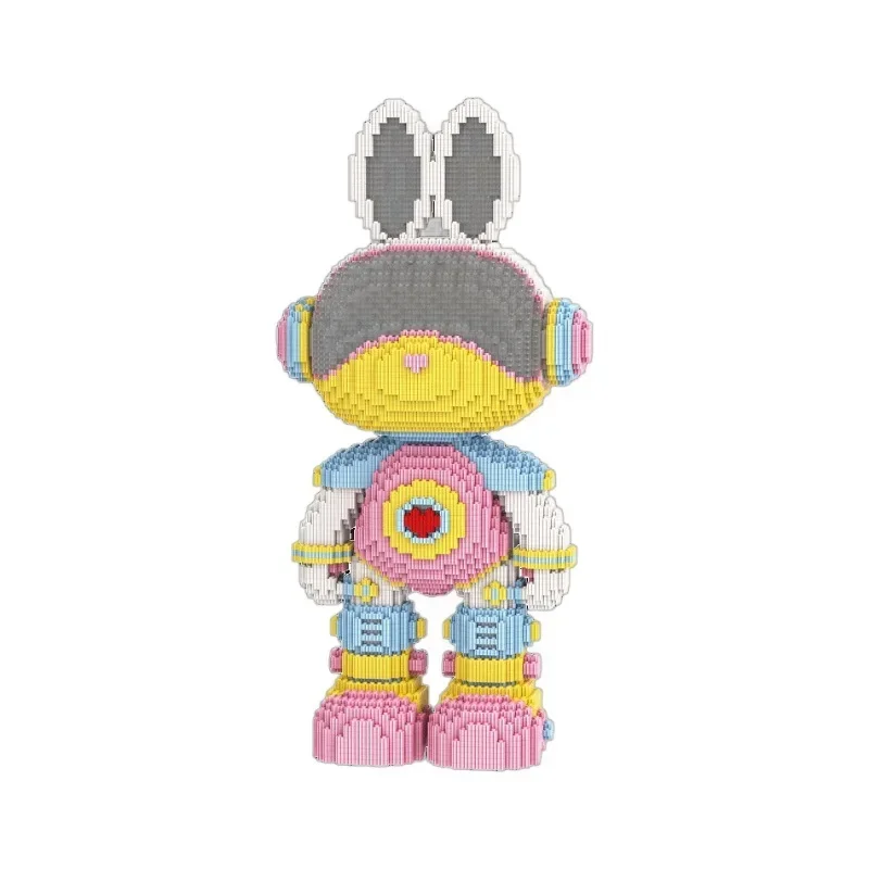 55 cm Momo Interstellar Coniglio Piccole Particelle Building Block Assemblaggio Giocattoli Educativi Uomini e Donne Bambini Cervello Regalo Di Compleanno