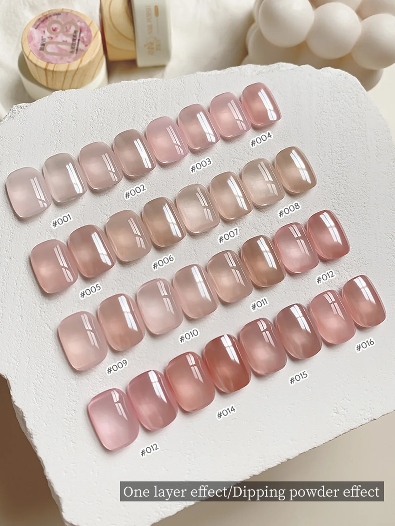 1 Stück/16 Stück 12 g Mondlicht-Rose, rosa Gummi-Basis-Gel, nackte Farbe, halbdurchmessernd, Soak Off UV-LED, selbstnivellierender Nagelkleber, tolle Abdeckung