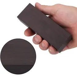 Unfinished Wood Block Black Ebony Lumber Wood Timber Handle Plate 120 x 40 x 25MM For Music Instruments DIY Tools