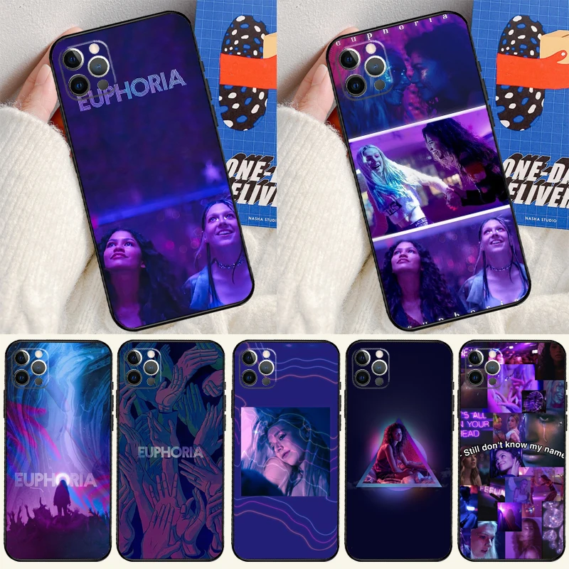 American TV Series Euphoria Case For iPhone 13 12 Mini SE 2020 SE 2022 6S 7 8 Plus X XR XS Max 11 12 13 Pro Max Capa