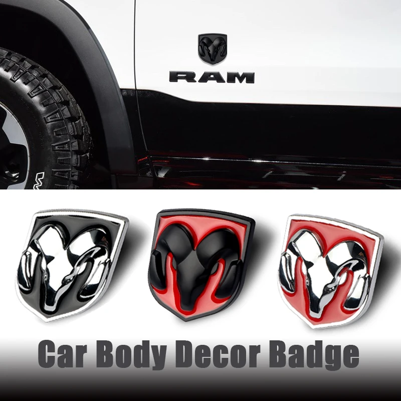 Calcomanías 3D de Metal para Carrocería de Automóvil, Insignias Decorativas, Accesorios Exteriores para Dodge Durango, Caliber, Dakota, Neon, SXT, Nitro, Ram, Dart
