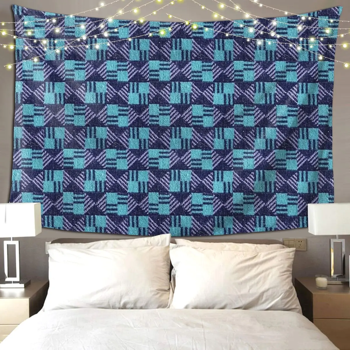 

Waterloo And City Line Лондон Подземный чехол на сиденье Moquette Гобелен Настенный Эстетический домашний гобелен для гостиной