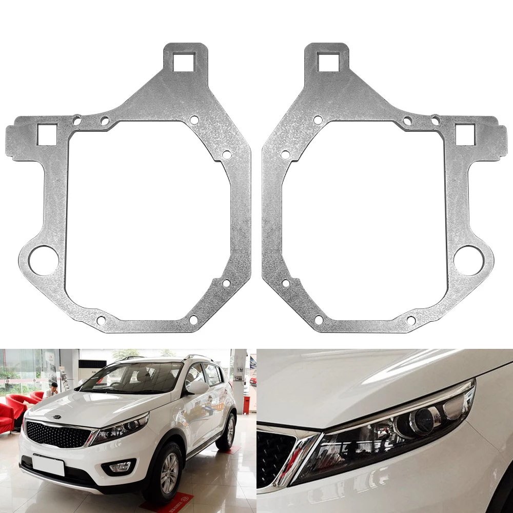 

Taochis Car-Styling Adapter Frame Headlight Bracket for KIA Sportage R 2015-2017 Hella 3R 5 G5 projector lens autolight retrofit