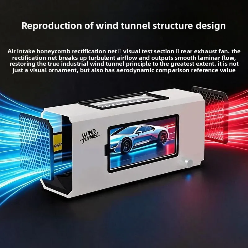 1:64 Scale Wind Tunnel Model Tester Adjustable airflow