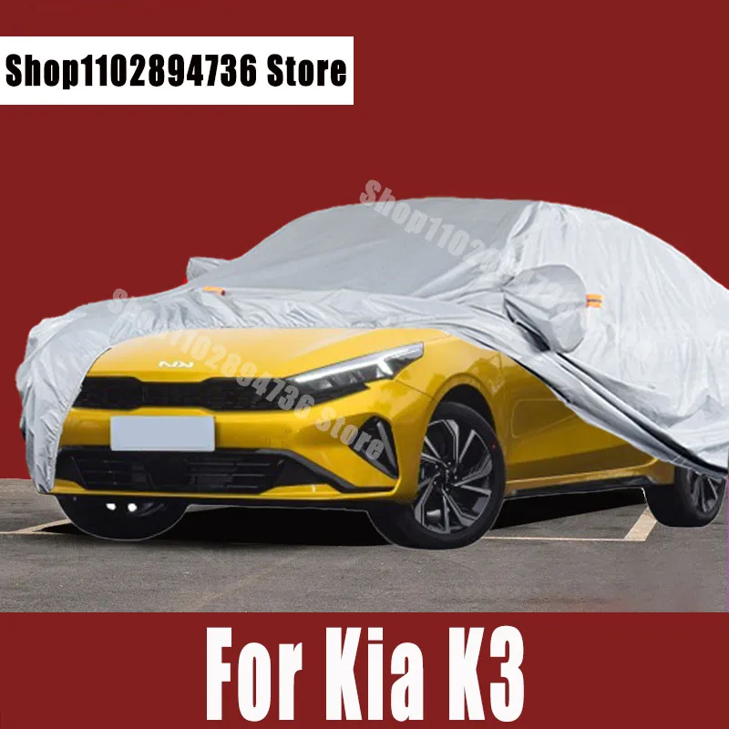 

For Kia K3 Full Car Covers Outdoor Sun uv protection Dust Rain Snow Protective Auto Protective cover