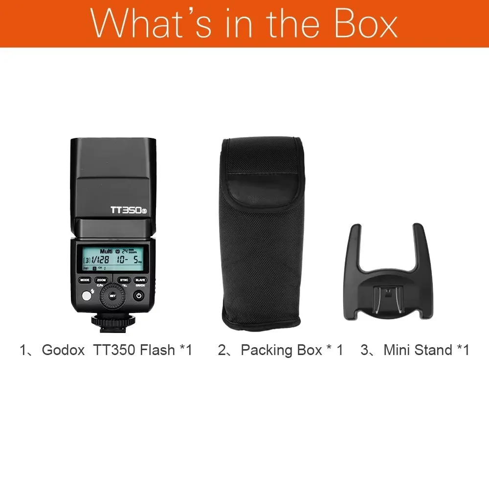 Godox TT350C TT350N TT350S TT350F TT350O TTL HSS 1/8000s
