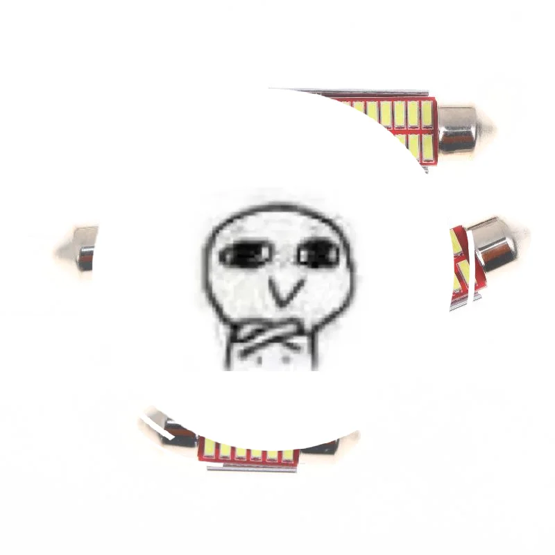 

10 шт. светодиодных ламп Canbus 4014 12В, 31мм, 36мм, 39мм, 41мм, для салона автомобиля, купольные, для чтения, 6000K, чисто белый свет