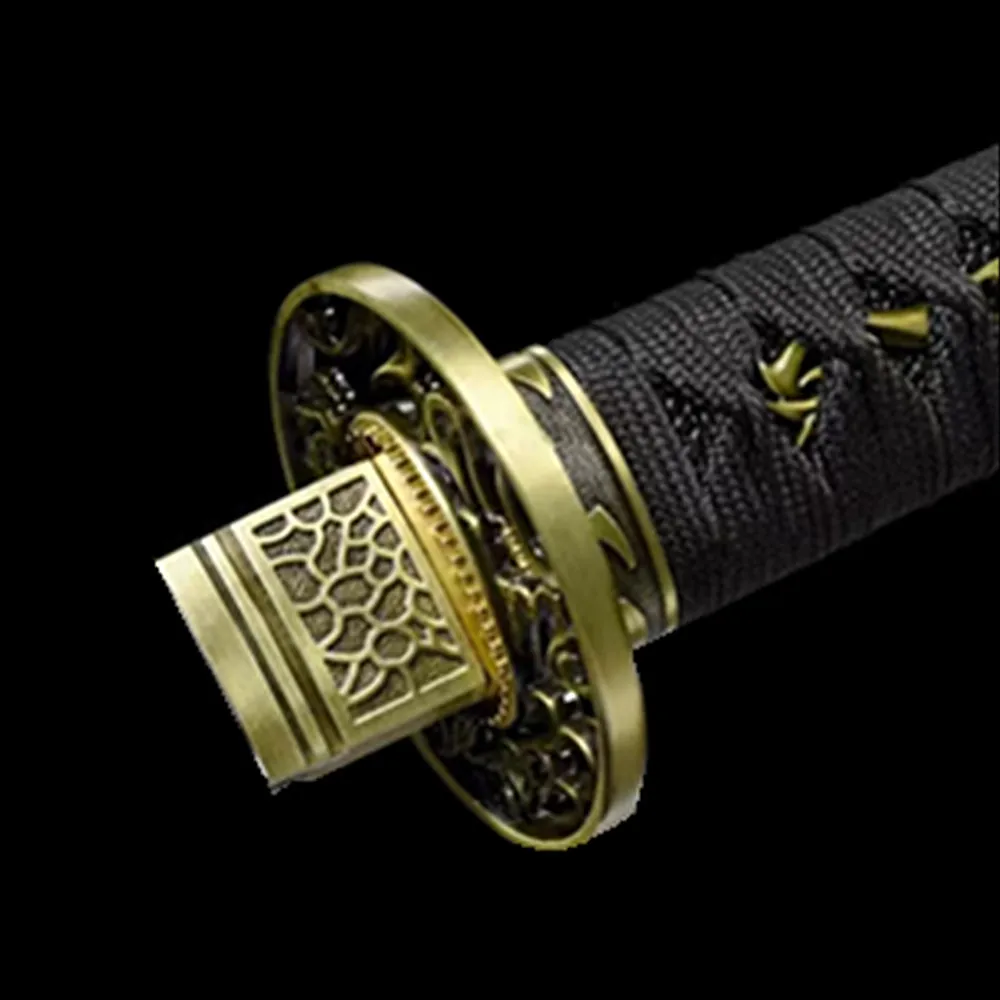 A Set Dragon Guard For Japanese Samurai Katana/Wakizashi Sword Handle Accessory Tsuba+Menuki+Fuchi+Kashira+Habaki+Seppa Fittings - view 3