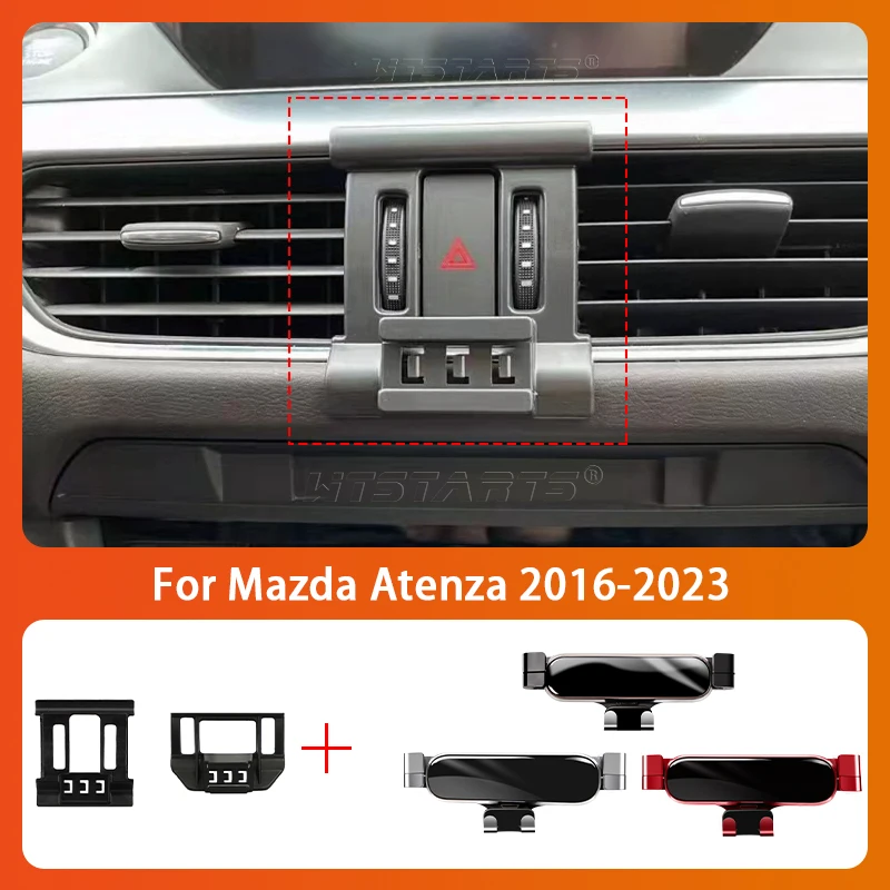 

Car Mobile Phone Holder For Mazda Atenza 2016-2023 360 Degree Rotating GPS Special Mount Support Navigation Bracket Accessories