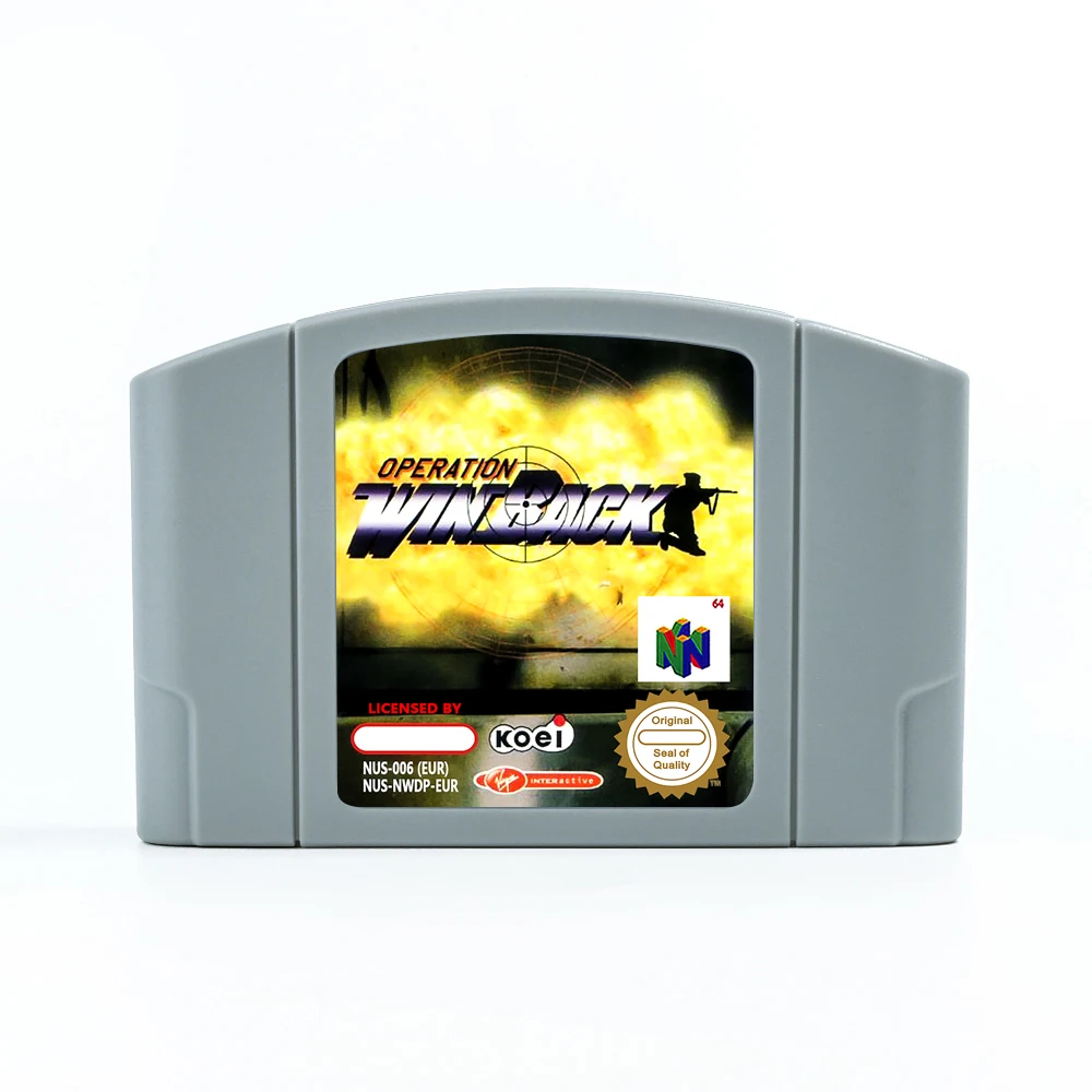 

WinBack - Covert Operations Game Cartridge for 64 Bit PAL EUR Consoles N64 Game Card