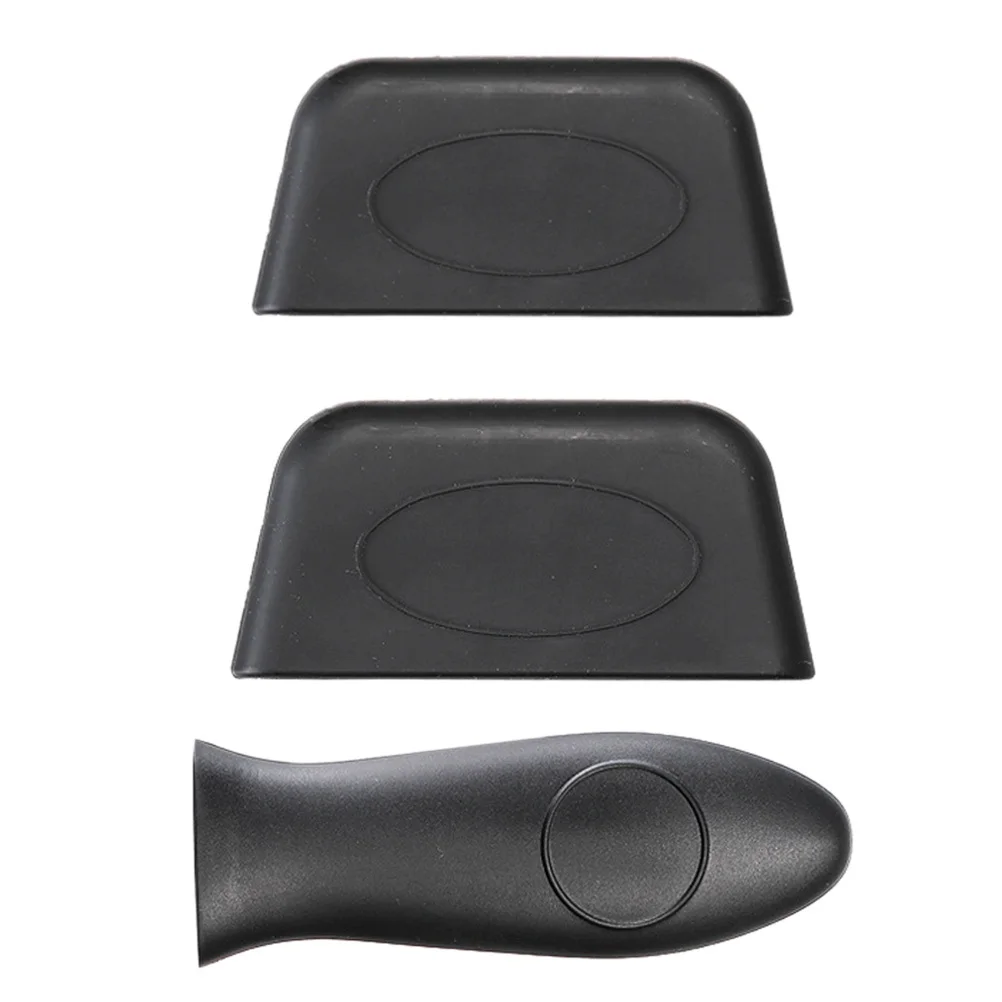 

3Pcs Silicone Pot Handle Holder Set Heat Insulation Sleeve Non-Slip Pot Grip Cover Anti-Scalding Kitchen Tool Fry Pan Sleeve
