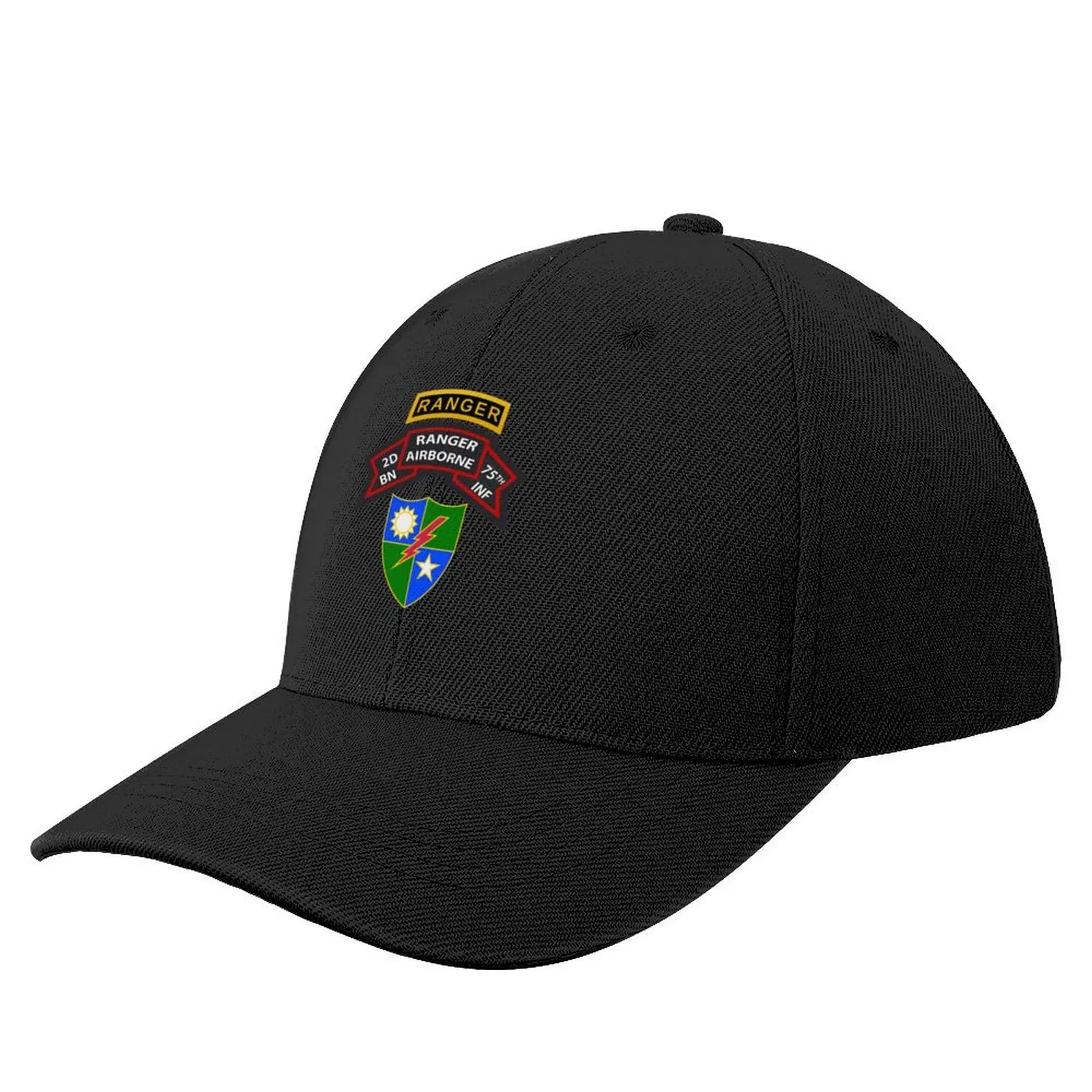 

2nd BN 75th Rangers Airborne Baseball Cap hard hat Snap Back Hat Hat Beach Female Men's