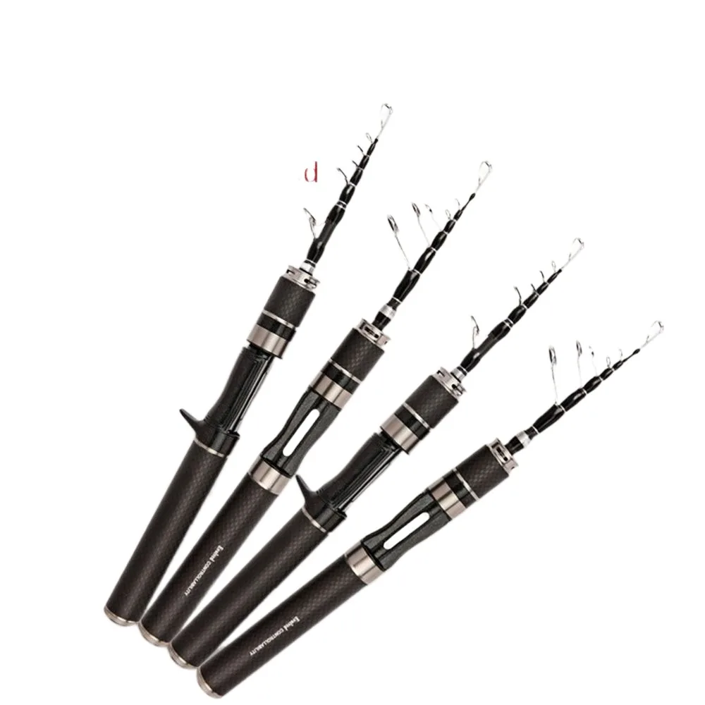 Telescopic Fishing Rod Full Kits Casting Rod Spincast Fishing Reel Feeder Rod Combo 1.5m-1.8m Ultra Short Fishing Pole Fishing