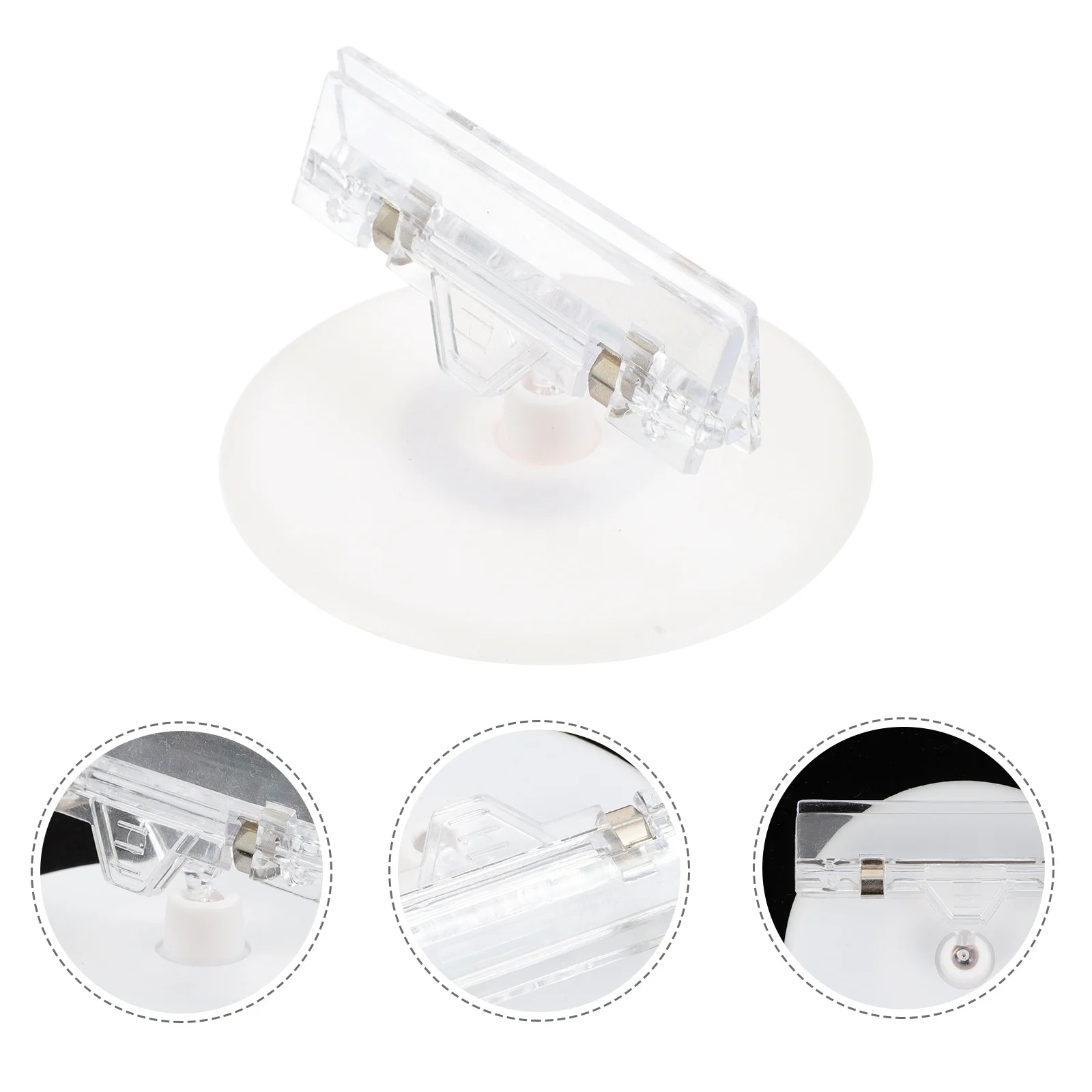 

4pcs Advertising Clip For Store Label Price Display Rack Shelf Clamp Retails Shelf Clamp Desk Sign Stand Display Stand