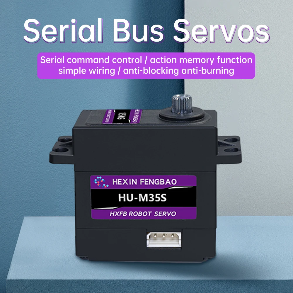 Braço do Robô do Servo Motor de Metal Servo Serial Bus Inteligente Eixo Simples ou Duplo Instrumento de Teste Servo de Alto Torque