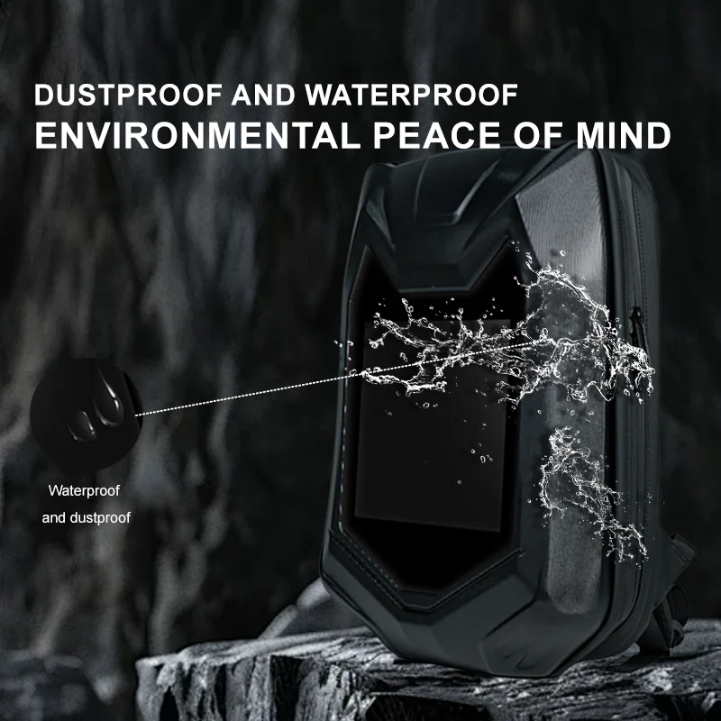 LED Advertising Backpack APP Control Advertising Business Bag Waterproof Outdoor Pixel Screen Bag for Outdoor Travel Schoolbag