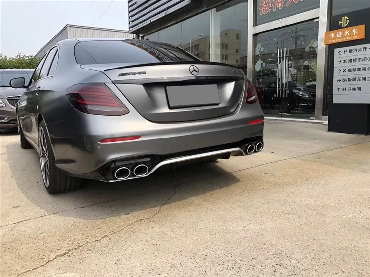 be suitable for Mercedes Benz E-Class coupe W238 W213 2016-2020 modified E53  tailpipe rear bumper kit exhaust pipe accessories