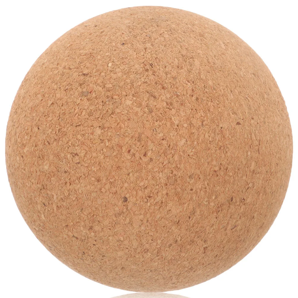 Cork Massage Ball High Density Yoga Muscle Roller for Foot Back Neck Pain Relief Myofascial Release Fitness Therapy