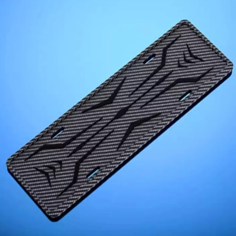 

For Byd Equation Leopard 8 2025 License Plate Protection Frame Carbon Fiber Pattern New Energy Green License Plate Frame