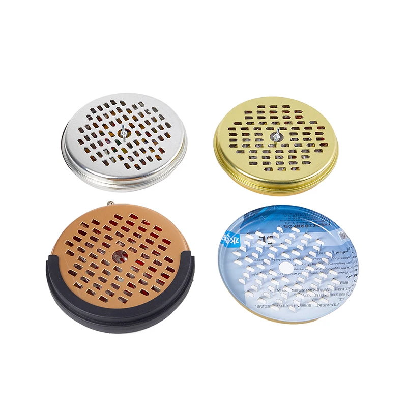 1pcs Incensory Hanging Mosquito Coil Holder Portable Metal Incense Holder Insect Repellent Key Ring Tray Camping Outdoor Indoor
