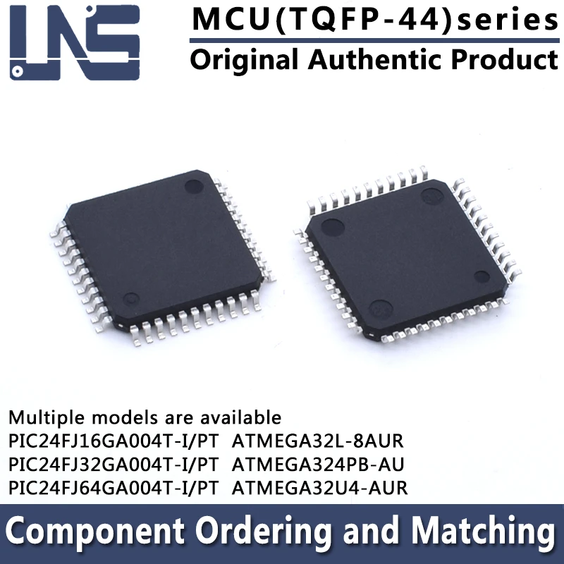 1pcs ATMEGA324PB-AU ATMEGA32L-8AUR ATMEGA32U4-AUR PIC24FJ16GA004T-I/PT PIC24FJ32GA004T-I/PT PIC24FJ64GA004T-I/PT TQFP-44 MCU