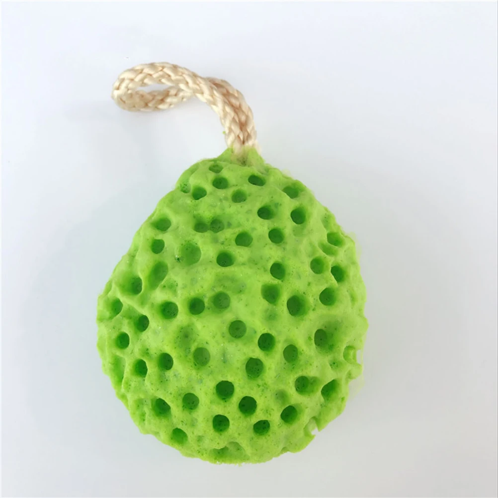 

3pcs Children Bath Sponge Ball Soft Body Scrubbers Massage Bathing Tools For Kids Green Yellow Orange 128Chars