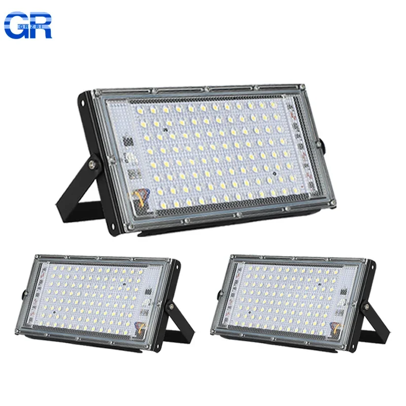 LED Flood Light 50W 100W AC 110V 220V Reflector Spotlight Street Light Wall Lamp IP65 Waterproof Outdoor Garden Lighting