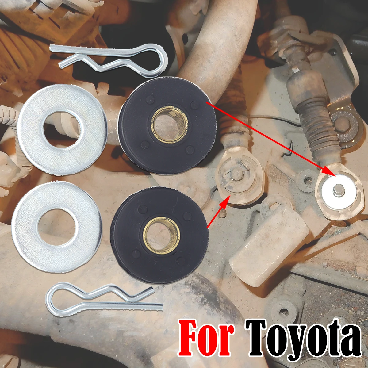 

Manual Gear Shift Cable Linkage End Bushing Kit For Scion tC xA xB Toyota RAV4 1996-2025 Camry XV30 2002-2006 Yaris1999-2011