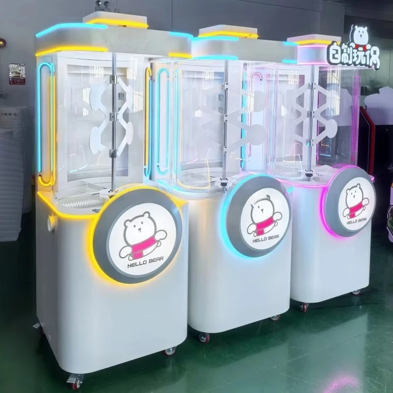 Efficient Plush Stuffing Equipment Automatic Easy Operation Transparent Cylinder Toy Making Machine For Gift Shop Workshop