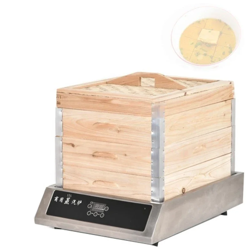 

Commercial Electric Steamer Bread Steamer Surrounded Tempered Glass Commercial Bread Steamer