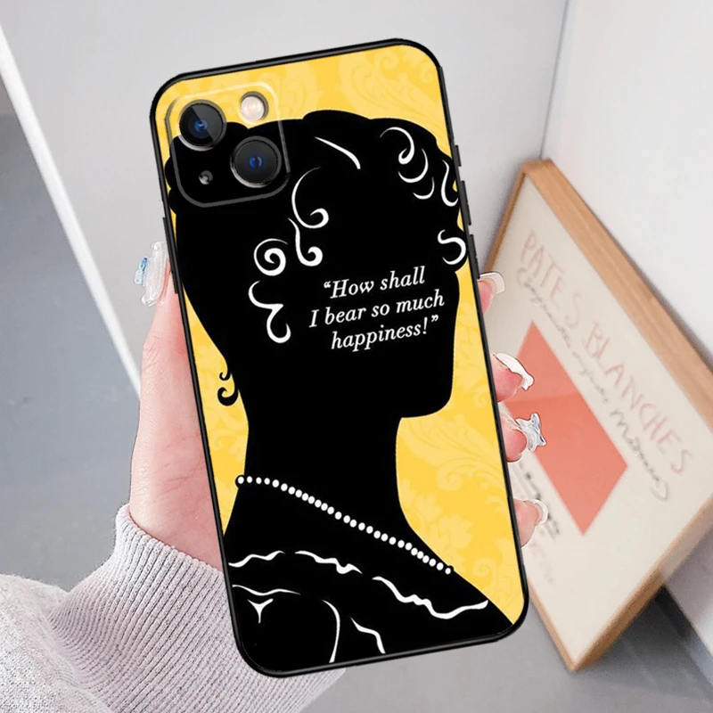 Pride And Prejudice Jane Austen Case For iPhone 16 15 14 11 12 13 Pro Max Mini X XS Max XR SE 2022 2020 Plus Cover Shell