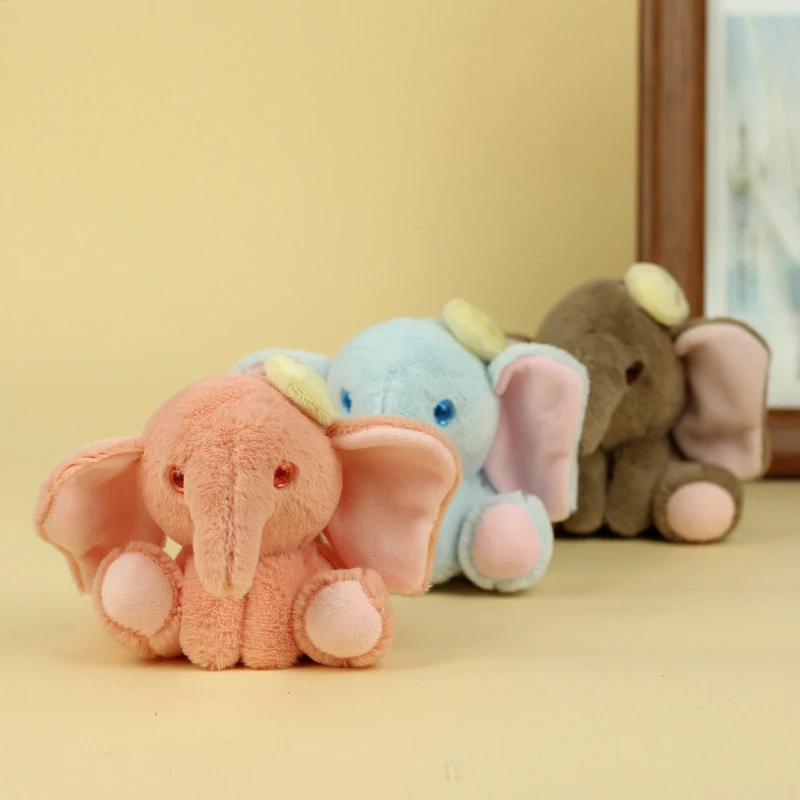 Cartoon Ins Elefante Ciondolo Peluche Carino Grandi Orecchie Bambola Portachiavi Auto Ornamento Borsa Ciondolo Regalo