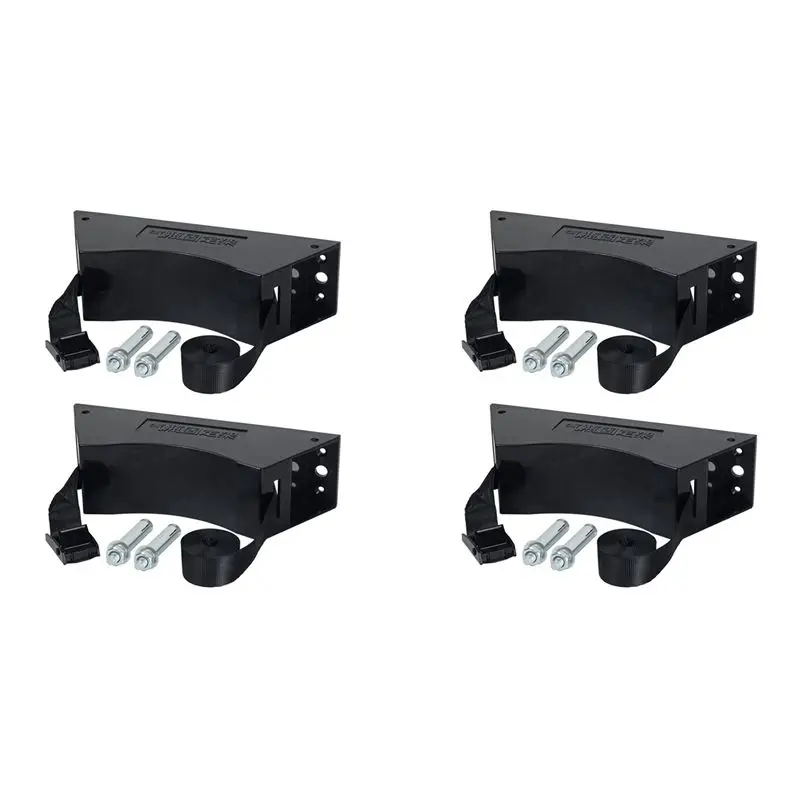 eleg-4pcs-propane-tank-holder-propane-tank-mount-gas-cylinder-holder-with-screws-and-safety-chain-supported-4-12inch-black